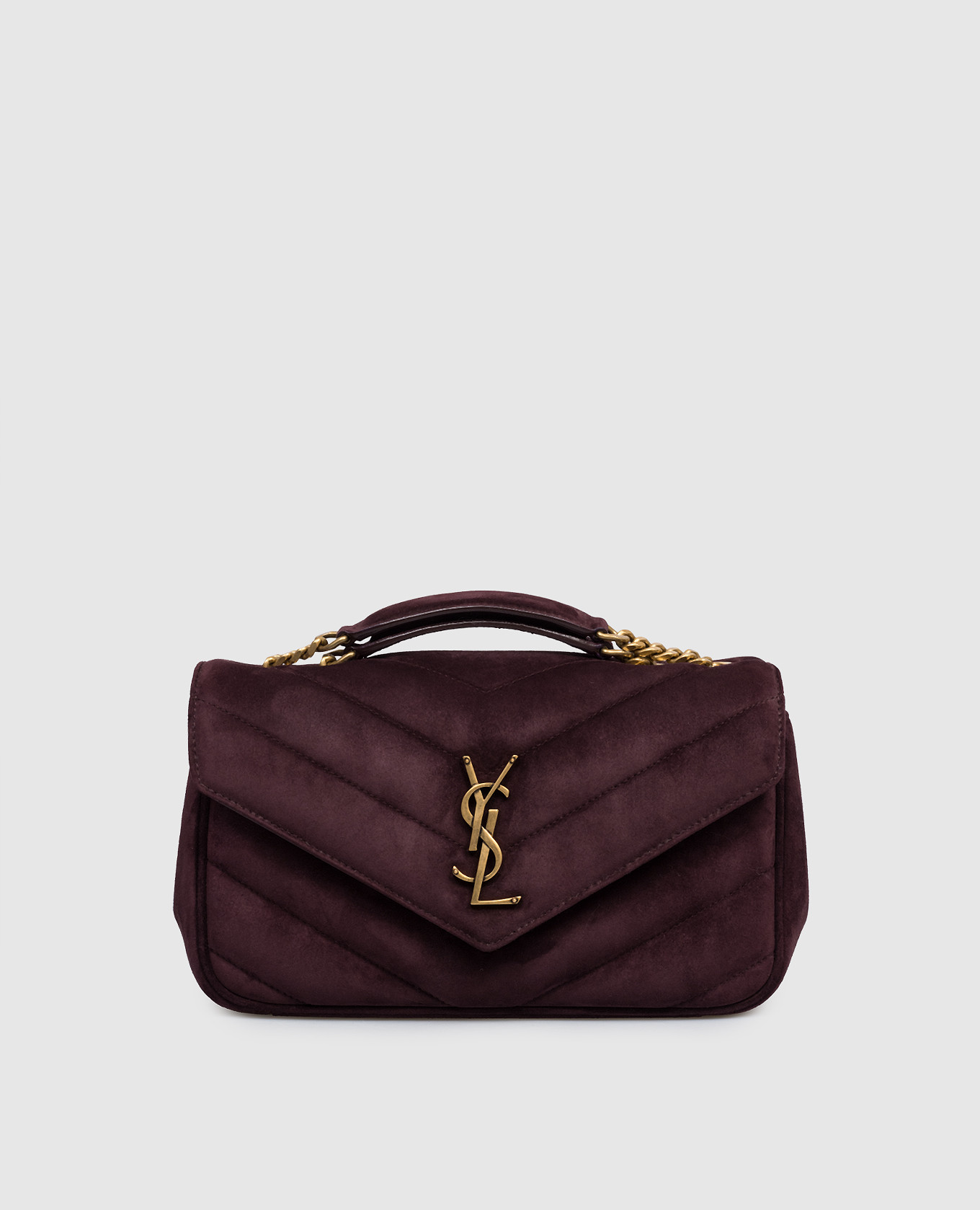 

Фиолетовая замшевая сумка Loulou, Фиолетовый, Сумки на плечо