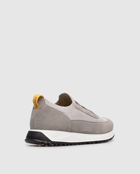 Doucal's Серые комбинированные кроссовки с логотипом DU3318SYDNPZ846