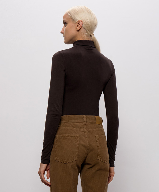 Wolford Коричневый боди 75084 изображение 4