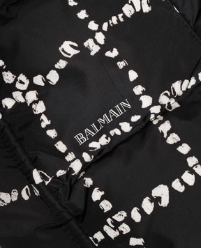 Balmain Дитячі чорні джинси BZ6L30Z37021214