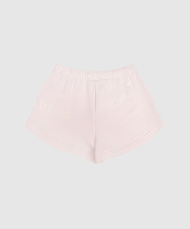 Palm Angels Дитячі рожеві шорти з принтом логотипа PGCI005S26FLE002 зображення 2