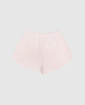 Palm Angels Дитячі рожеві шорти з принтом логотипа PGCI005S26FLE002