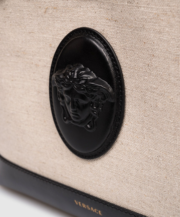 Versace Бежева сумка-тоут Rivière 10243241A17864 зображення 5