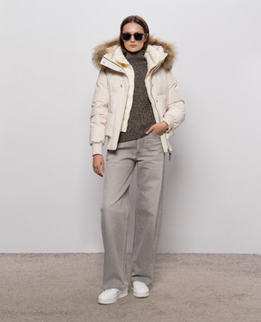 Max Mara Коричневый свитер ECCELSO из шерсти и кашемира MSTECCELSO