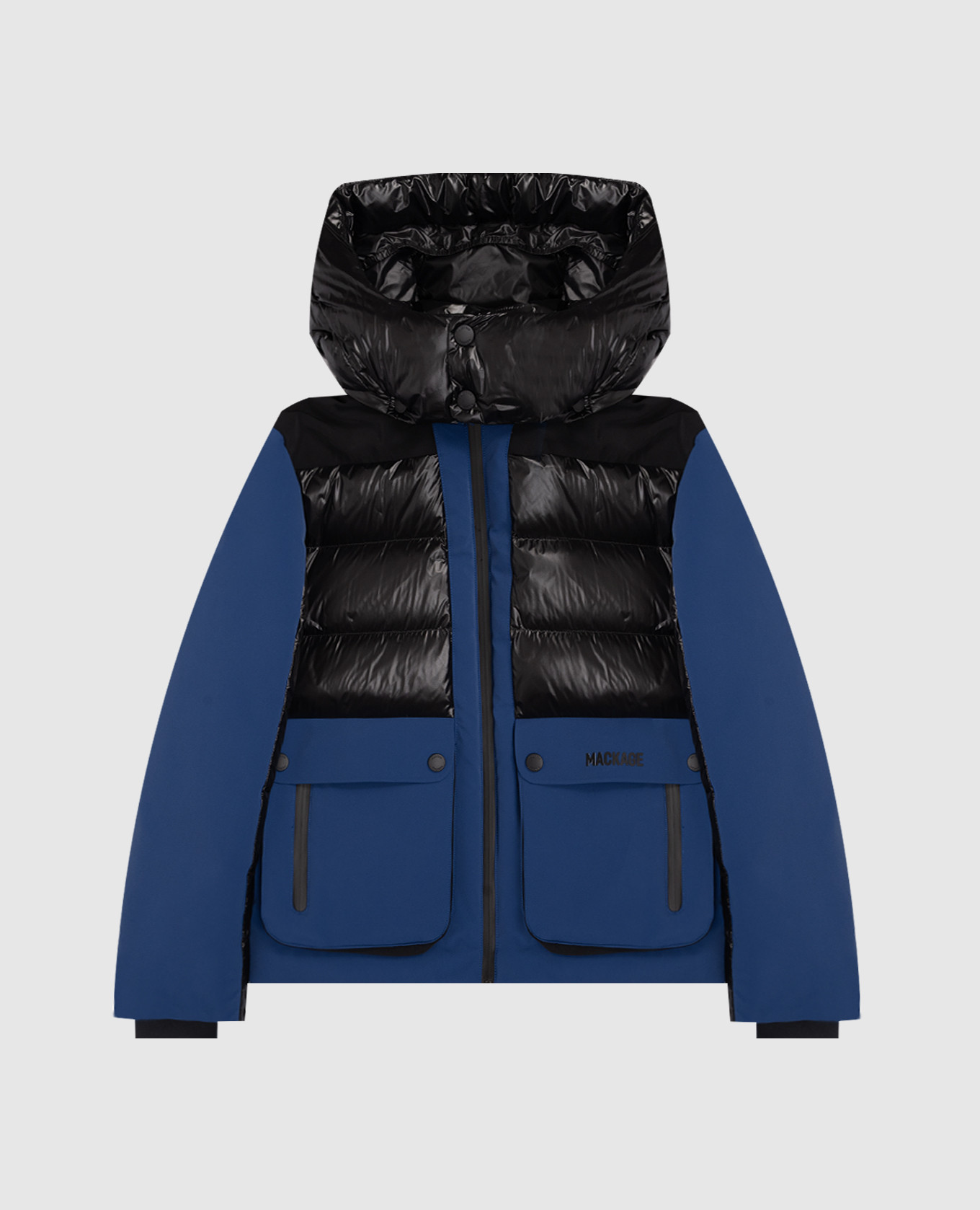 

Детская пуховая горнолыжная куртка ANDRE с логотипом, Синий, Пуховики