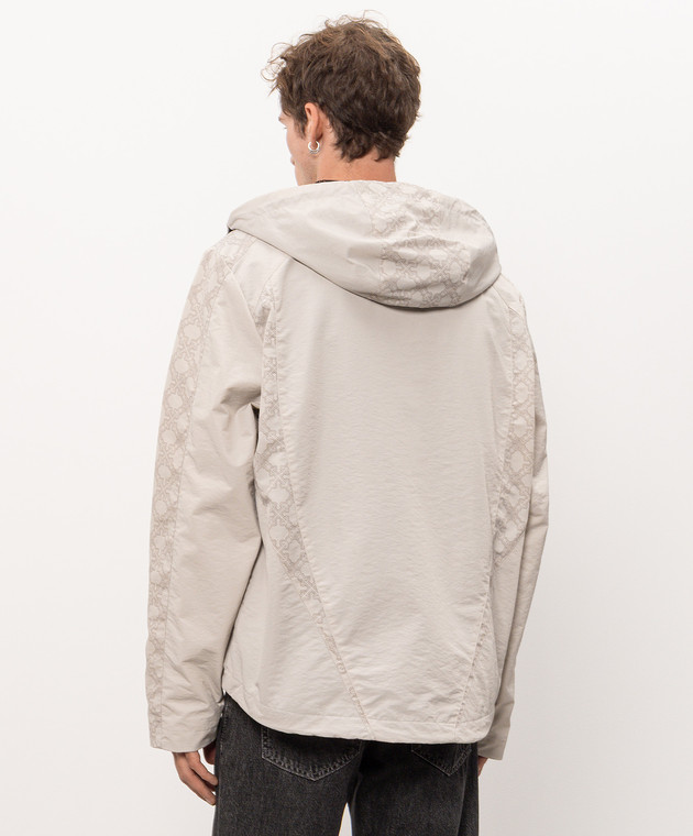 Off-White Бежевая ветровка Off Line Racing 44MEB04IF26F002 изображение 4