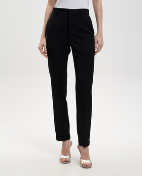 The Attico Чорні штани з вовни 260WCP00289WWW065AA