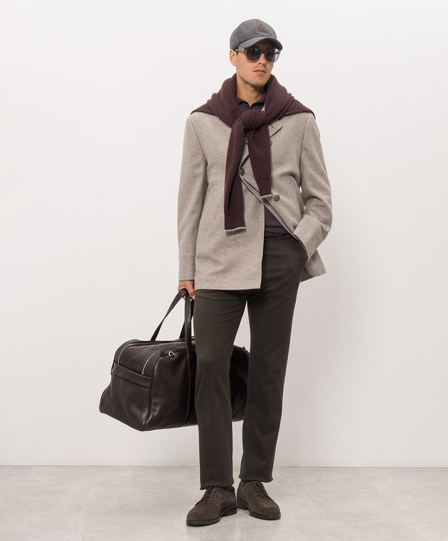 Brunello Cucinelli Фиолетовое поло из кашемира M2200295 изображение 2