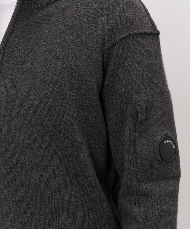 C.P. Company Серый джемпер с шерстью MKN709A110149A изображение 5