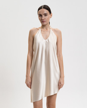 Vetements Сукня подвійної конструкції з вишивкою монограми WE76DR444PW