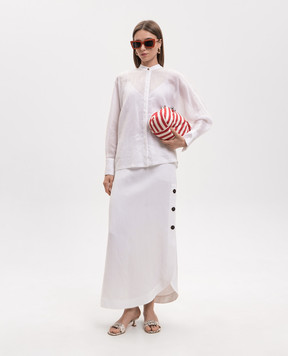 Max Mara Біла сорочка з рамі MSTBALDI