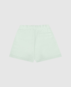 Palm Angels Дитячі зелені шорти PB6X003S26FLE001