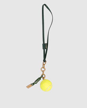 Bally Зеленый брелок для сумки в форме теннисного мяча WLK01FVT961