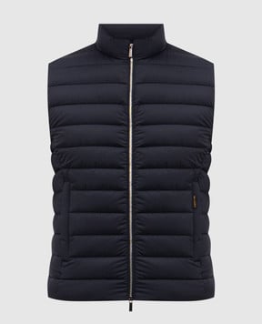 MooRER Синій пуховий жилет CALAF CALAFS3