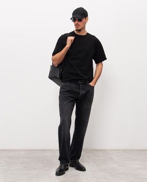 Saint Laurent Сірі джинси з ефектом потертості 816412Y27YA