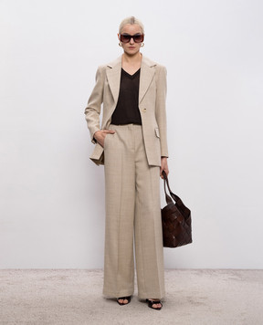 JOSEPH Коричневый пуловер Cashair из кашемира JF009540