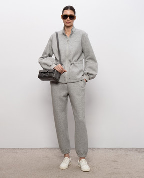 Mackage Серая меланжевая спортивная куртка с фактурным логотипом FINOLAZ