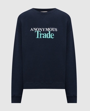 JW Anderson Синій світшот Anonymous Trade JW0254PG1905
