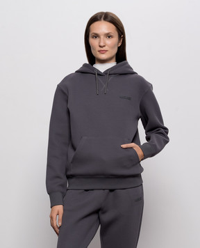 Mackage Серые худи с фактурным логотипом ZOSIAZZ