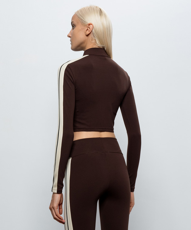 Palm Angels Коричневая спортивная куртка PAWVO004FB001 изображение 4