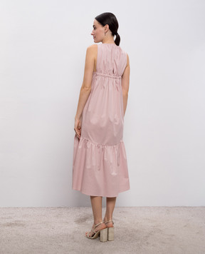 Peserico Рожева сукня з ланцюжком моніль A0272601979