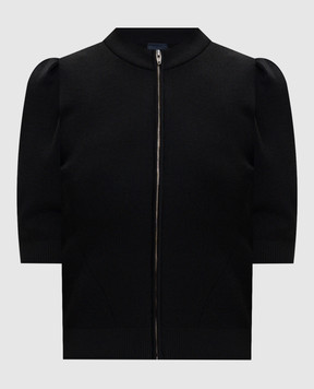 Juun.j Чорний топ на блискавці JW635AW025