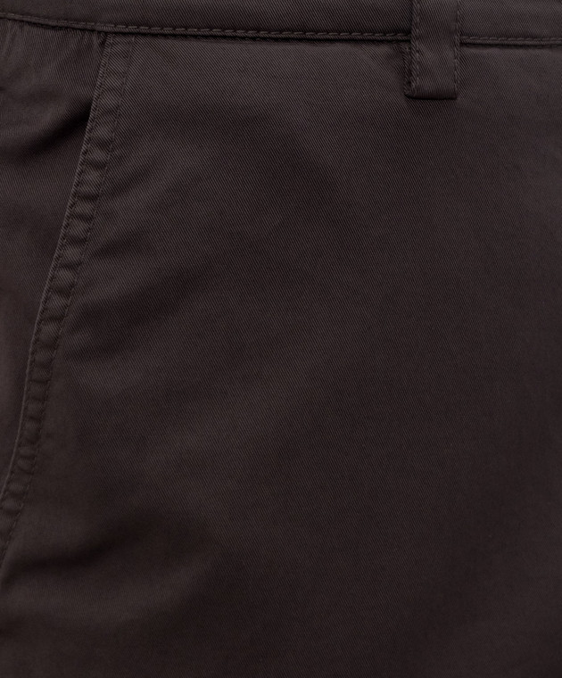 Brunello Cucinelli Коричневые брюки M289LS1050 изображение 5