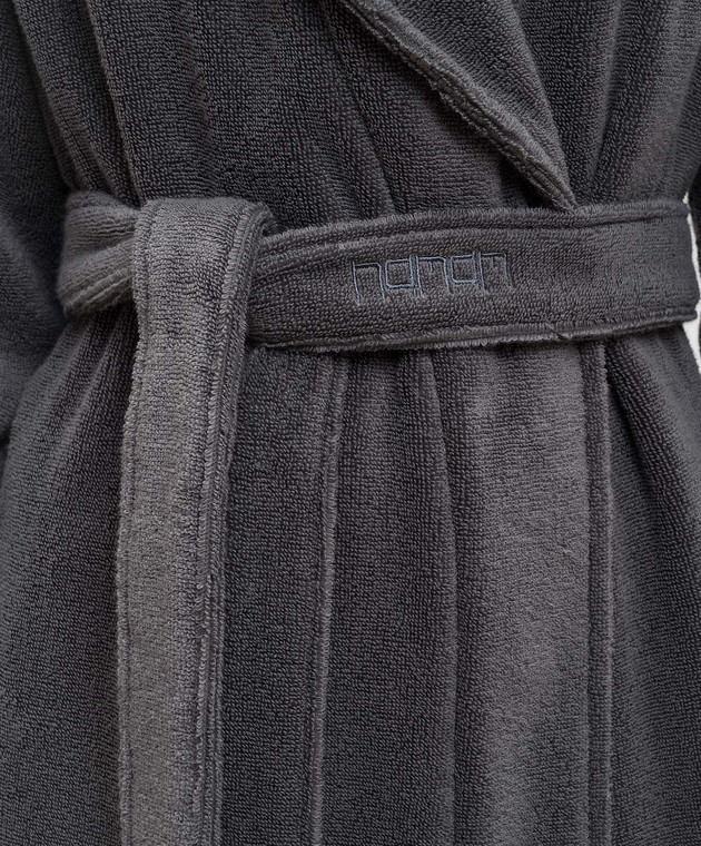 Hamam Серый махровый халат PERA PERABATHROBE изображение 5