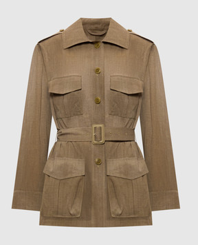 Ermanno Scervino Коричнева куртка D486I736CCIPRWK