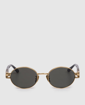 Linda Farrow Золотые очки Phoebe с позолотой 22 карат LFL1657C1SUN