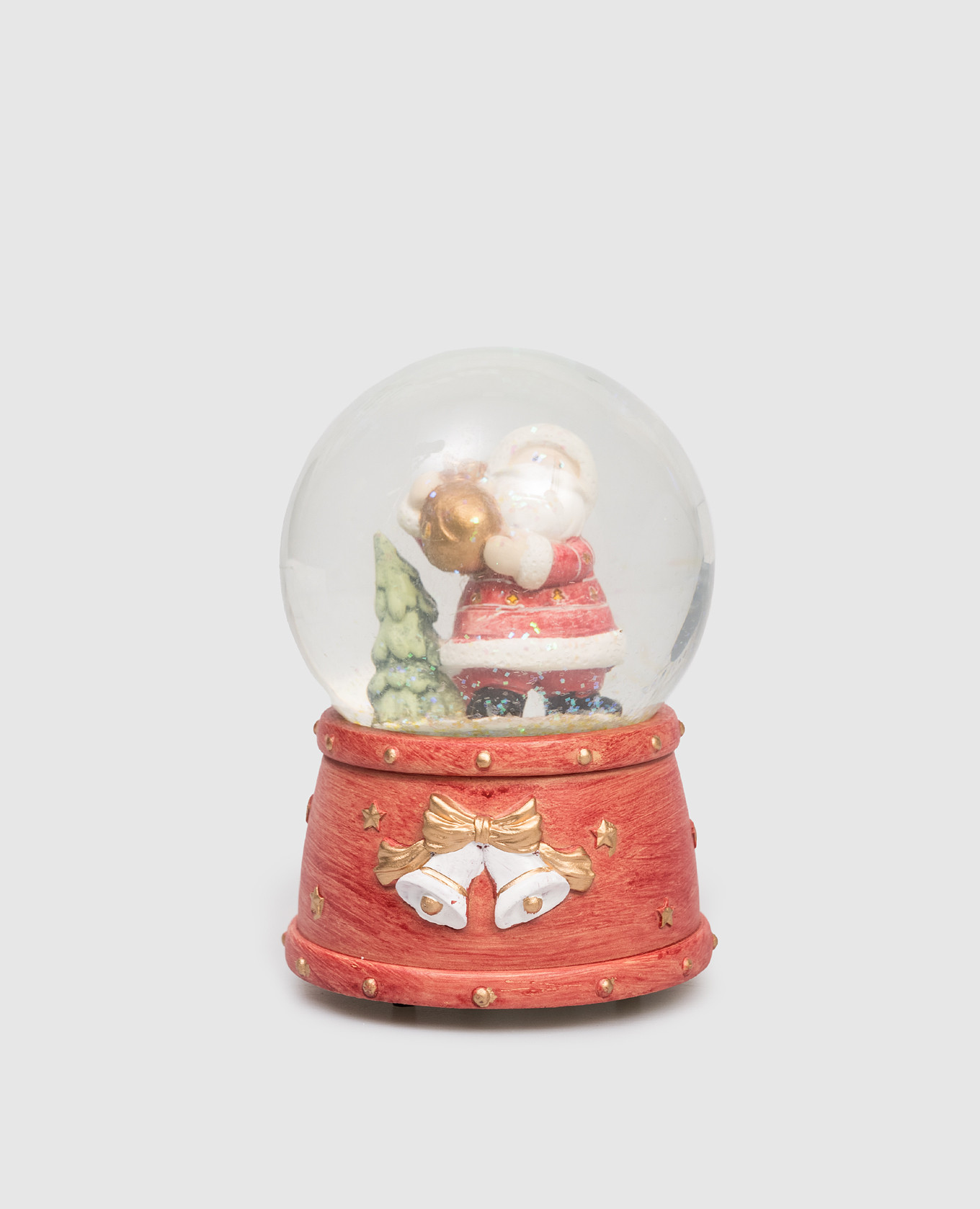 

Музыкальный снежный шар Santa Claus with a sack, Красный, Декор
