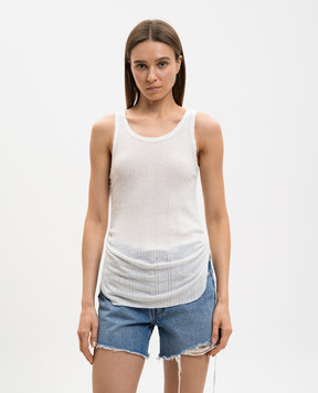 Ann Demeulemeester Белая майка Mara B0011982FA736