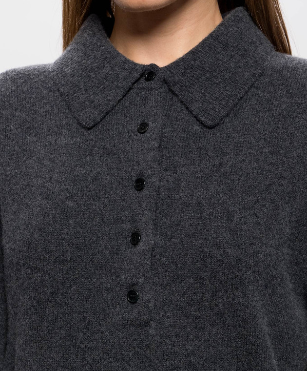 3.1 Phillip Lim Серое платье-поло F26270642WHF изображение 5