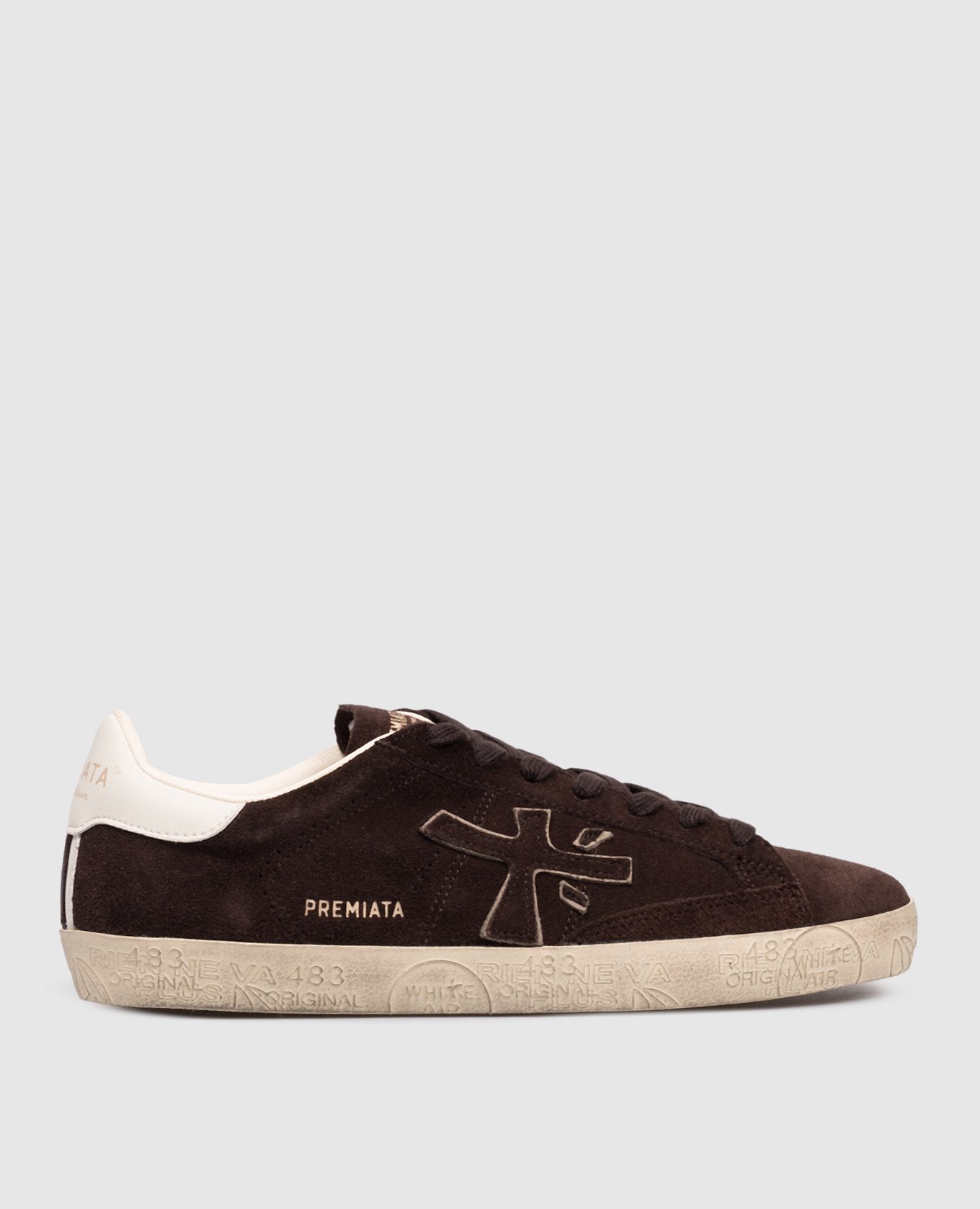 Brown suede sneakers STEVEND Premiata