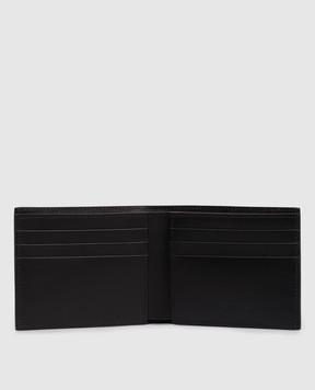 Off-White Черный кожаный портмоне Heritage OMNC094C99LEA001