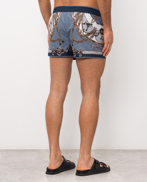 Dolce&Gabbana Шорты для плавания в брендовый принт M4E48TON0CG