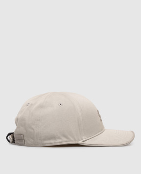 C.P. Company Сіра кепка з вишивкою логотипа MAC048A006288A