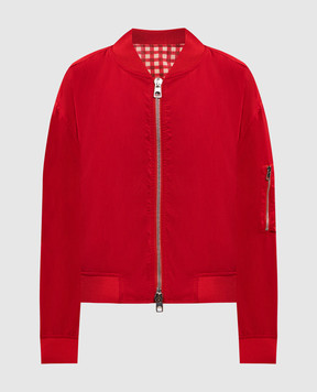 Ermanno Scervino Красный двухсторонний бомбер D480D301UUJ