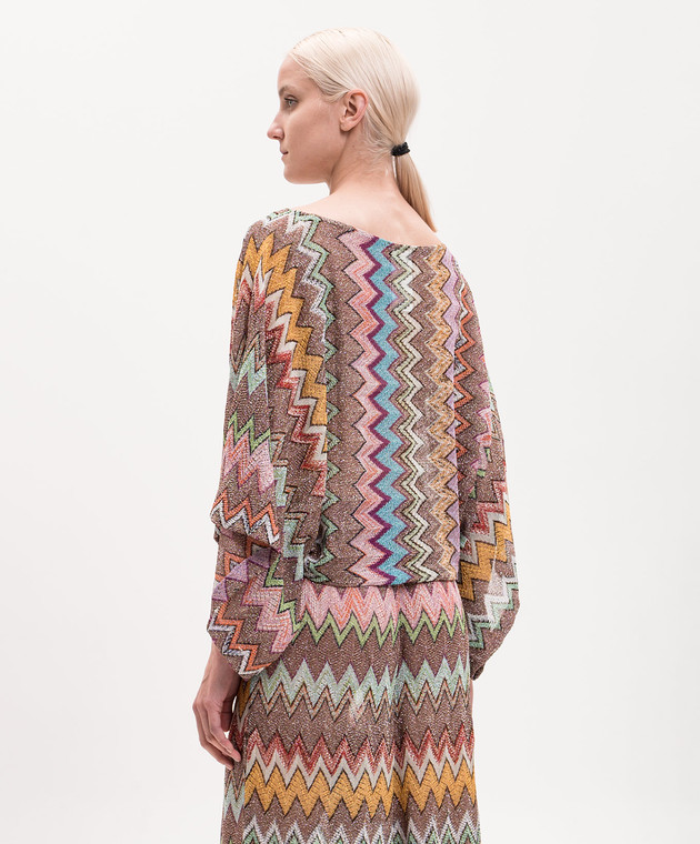 Missoni Топ у візерунок з люрексом MS26SK06BR014K зображення 4