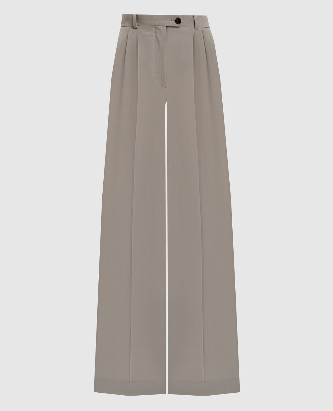 

Серые брюки из шерсти Virgil, Серый, Широкие брюки