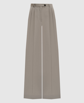 The Row Сірі штани з вовни Virgil 10539W2812