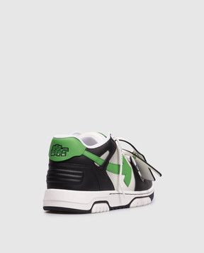 Off-White Кожаные кроссовки OUT OF OFFICE с эмблемой OMIA189S26LEA00A