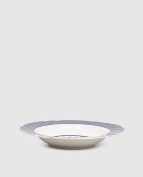 Baci Milano Біла порцелянова тарілка для супа Versailles PLA2VER01