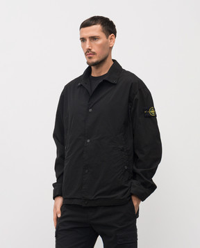 Stone Island Черная куртка с логотипом L1S154100041S0042