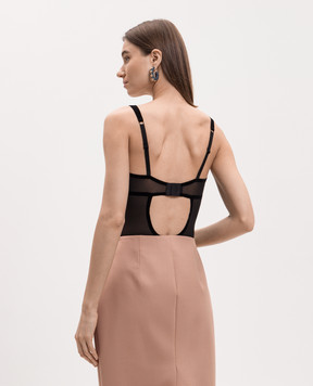 Wolford Черное боди 4W3238