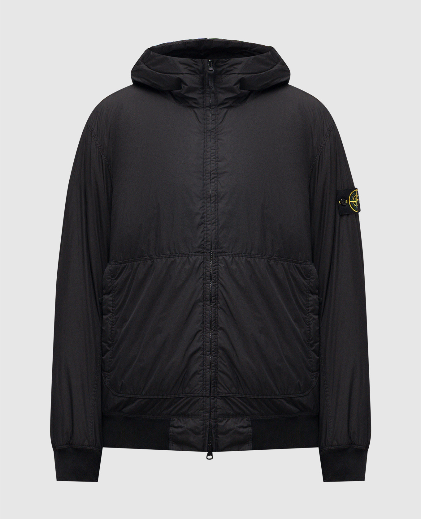 

Черная куртка с логотипом патча, Черный, Куртки