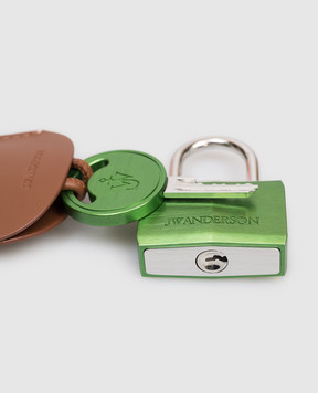 JW Anderson Навесной зеленый замок для сумки с логотипом AC0451FA0508w