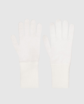 Allude Рукавички кольору айворі з кашеміру 26592000