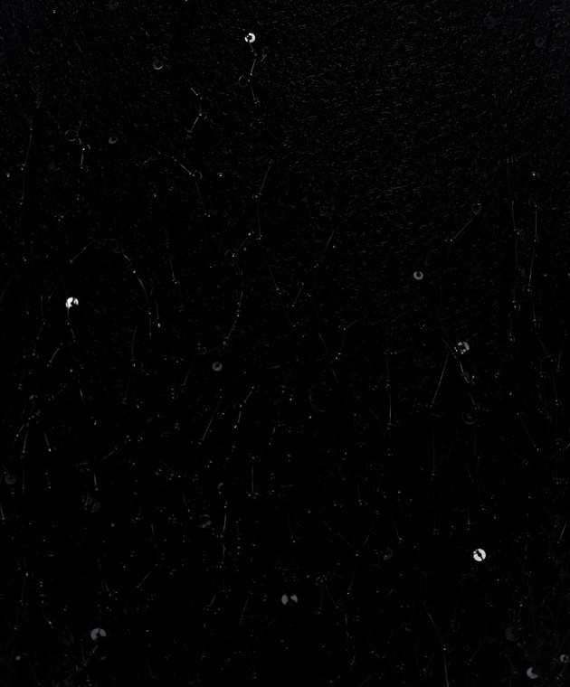 Simkhai Черное платье Irisa с пайетками и бисером 2261168CA изображение 4