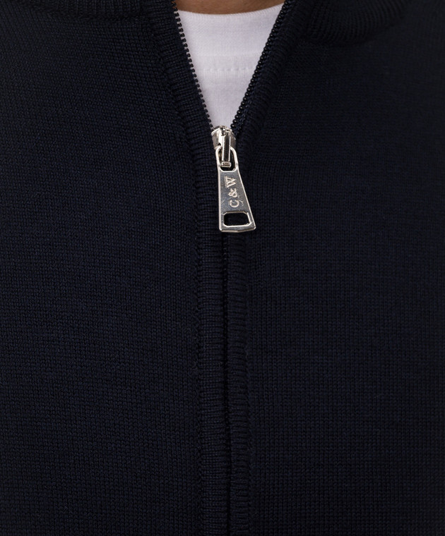 Cashmere&Whiskey Синій кардиган 97396 зображення 5